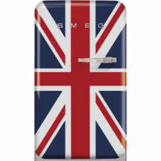 SMEG FAB10LDUJ2 Отдельностоящий однодверный холодильник, стиль 50-х годов, 54,3 см, британский флаг, петли слева