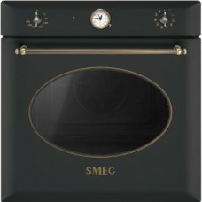 SMEG SF855AO Многофункциональный духовой шкаф,60 см, 11 функций, антрацит, фурнитура латунная.