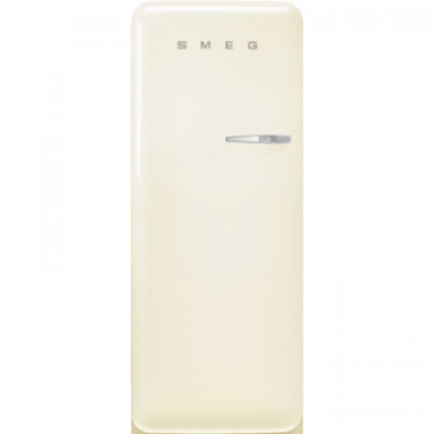 SMEG FAB28LCR3 Отдельностоящий однодверный холодильник, стиль 50-х годов, 60 см, кремовый, петли слева