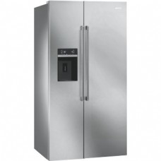 SMEG SBS63XED Отдельностоящий холодильник SIde-by-side, No-Frost,нержавеющая сталь, обработка против отпечатков пальцев