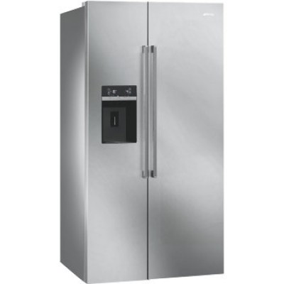 SMEG SBS63XED Отдельностоящий холодильник SIde-by-side, No-Frost,нержавеющая сталь, обработка против отпечатков пальцев