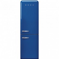 SMEG FAB32RBE3 Отдельностоящий двухдверный холодильник, стиль 50-х годов, 60 см, синий , No-frost, петли справа
