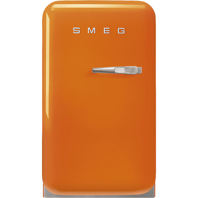 SMEG FAB5LOR3 Отдельностоящий минибар, оранжевый, стиль 50-х гг, петли слева