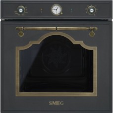 SMEG SF67C1DAO Многофункциональный духовой шкаф, 60 см, 9 функций, антрацит, фурнитура латунная
