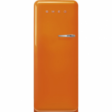 SMEG FAB28LOR3 Отдельностоящий однодверный холодильник, стиль 50-х годов, 60 см, оранжевый, петли слева