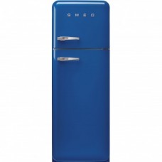 SMEG FAB30RBE3 Отдельностоящий двухдверный холодильник, стиль 50-х годов, 60 см, синий, петли справа