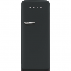 SMEG FAB28RDBLV3 Отдельностоящий однодверный холодильник, стиль 50-х годов, 60 см, черный вельвет, петли справа