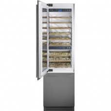 SMEG WI66LS Винный холодильник встраиваемый, 60 см, петли слева, нержавеющая сталь.