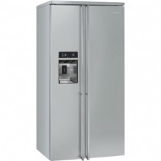 SMEG FA63X Отдельностоящий холодильник SIde-by-side, No-Frost,нержавеющая сталь, обработка против отпечатков пальцев.