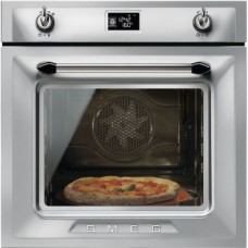 SMEG SFP6925XPZE1 Многофункциональный духовой шкаф с функцией пиролиза,нержавеющая сталь, обработка против отпечатков пальцев, функция «Пицца», 60 см