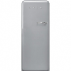 SMEG FAB28LSV3 Отдельностоящий однодверный холодильник, стиль 50-х годов, 60 см,серебристый, петли слева