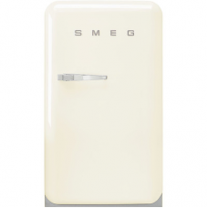 SMEG FAB10RCR2 Отдельностоящий однодверный холодильник, стиль 50-х годов, 54,3 см, кремовый, петли справа