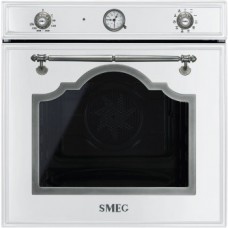 SMEG SF750BS Многофункциональный духовой шкаф,60 см, 11 функций, белый, фурнитура состаренное серебро.