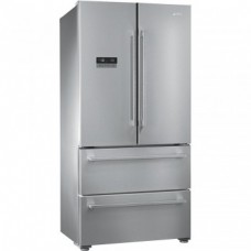 SMEG FQ55FXDF Отдельностоящий холодильник с французской дверью, No-Frost, нержавеющая сталь