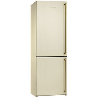 SMEG FA860PS Отдельностоящий холодильник, 60 см, кремовый, No-frost