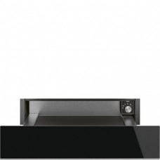 SMEG CPR615NX Подогреватель посуды, 60 см, высота 14 см, черное стекло, профиль нержавеющая сталь, открывание PUSH.