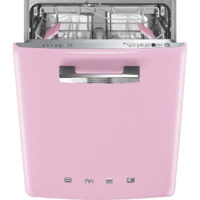 SMEG ST2FABPK2 Встраиваемая посудомоечная машина, розовая, 60 см