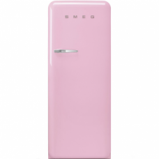 SMEG FAB28RPK3 Отдельностоящий однодверный холодильник, стиль 50-х годов, 60 см, розовый, петли справа