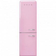 SMEG FAB32LPK3 Отдельностоящий двухдверный холодильник, стиль 50-х годов, 60 см, розовый, No-frost, петли слева