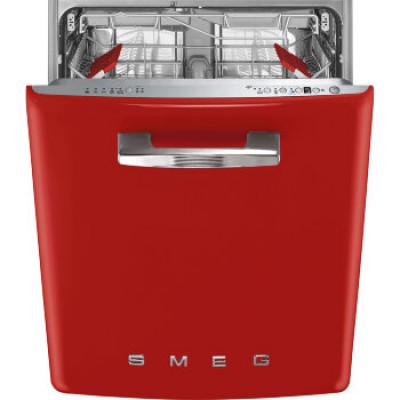 SMEG ST2FABRD2 Встраиваемая посудомоечная машина, красная, 60 см