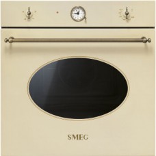 SMEG SF800GVPO Газовый духовой шкаф,60 см, 8 функций, кремовый, фурнитура латунная.
