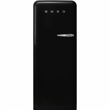 SMEG FAB28LBL3 Отдельностоящий однодверный холодильник,стиль 50-х годов, 60 см, черный, петли слева