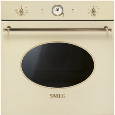 SMEG SFP805PO Многофункциональный духовой шкаф с функцией пиролиза,60 см, 6 функций, кремовый, фурнитура латунная.