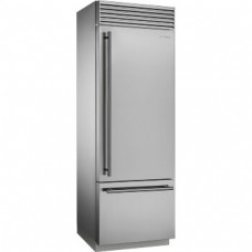SMEG RF376RSIX Отдельностоящий холодильник, 74 см, No-Frost,нержавеющая сталь, обработка против отпечатков пальцев